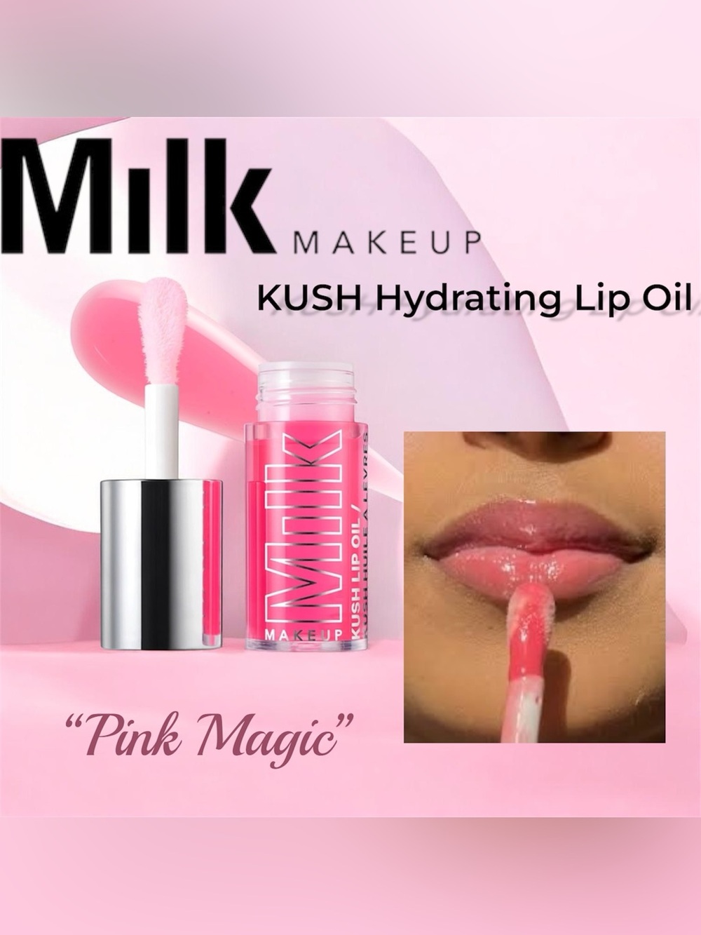 ✨ NEW Milk Makeup KUSH Hydrating Lip Oil | Pink Magic ✨